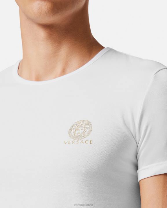 balts apakšveļa un pludmales apģērbs Versace 806B1733 vīriešiem medusa apakškrekls