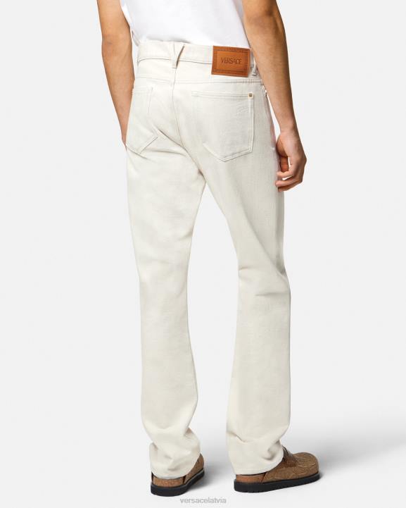 balts apģērbs Versace 806B1444 vīriešiem medusa biggie džinsi