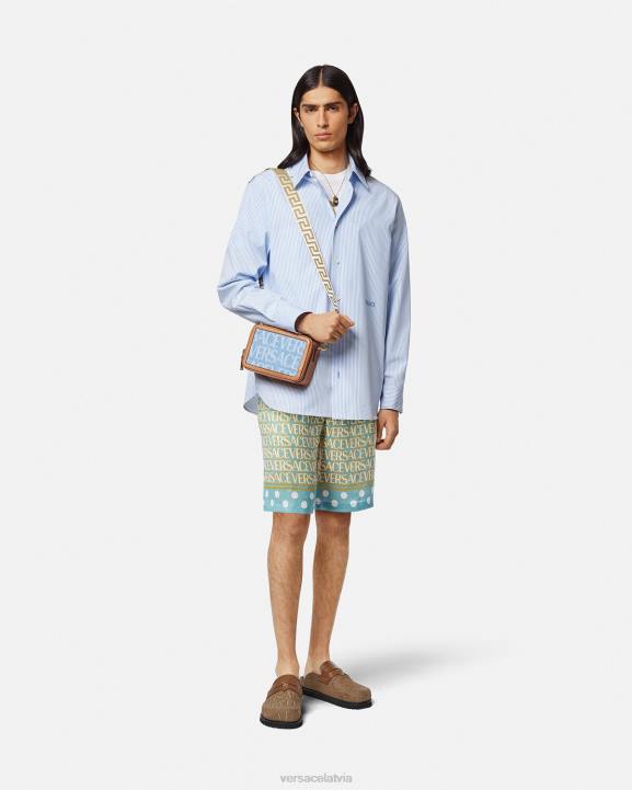 drukāt apģērbs Versace 806B1439 vīriešiem vispusīgi lina šorti