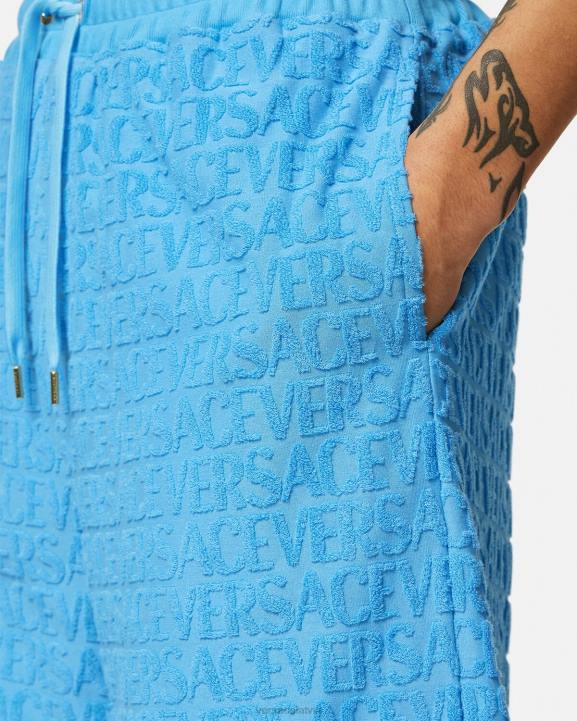 gaiši zils apģērbs Versace 806B1431 vīriešiem visa veida dvieļu šorti