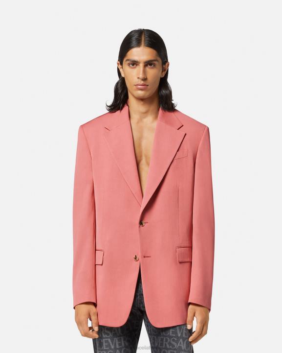 rozā apģērbs Versace 806B1272 vīriešiem vienrindas žakete