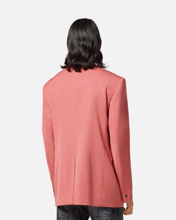 rozā apģērbs Versace 806B1272 vīriešiem vienrindas žakete