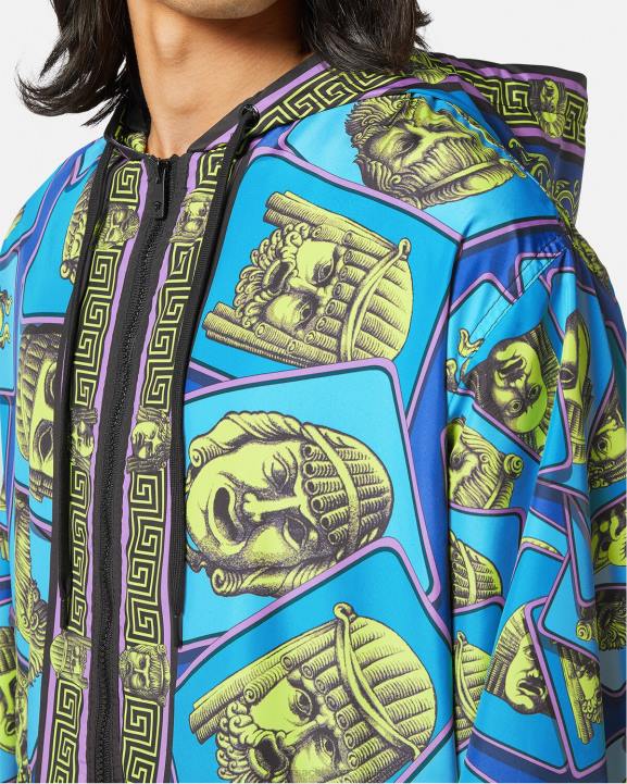 drukāt apģērbs Versace 806B1235 vīriešiem le maschere vējjaka