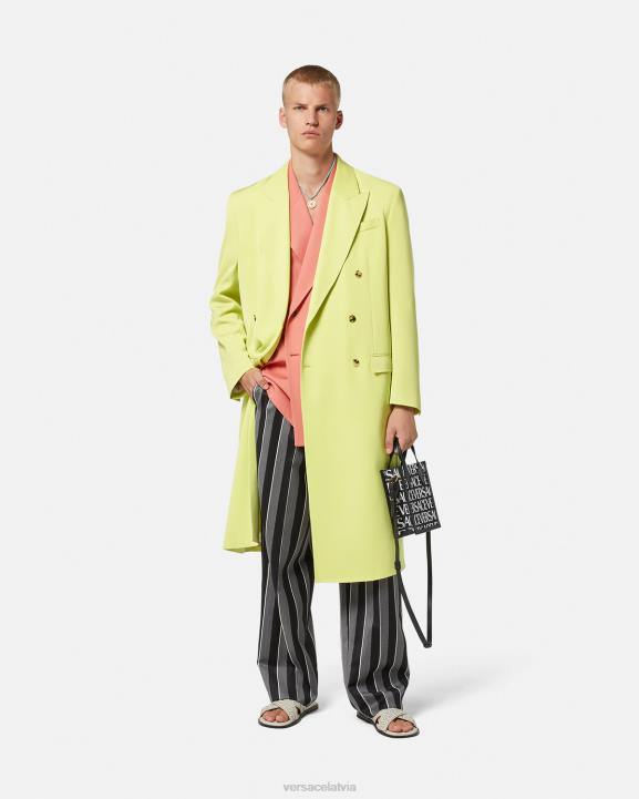 laims apģērbs Versace 806B1233 vīriešiem divrindu mētelis