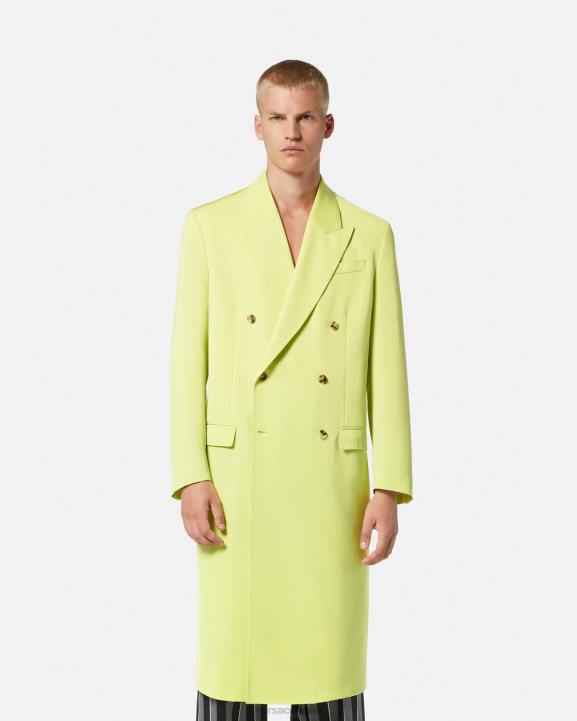 laims apģērbs Versace 806B1233 vīriešiem divrindu mētelis