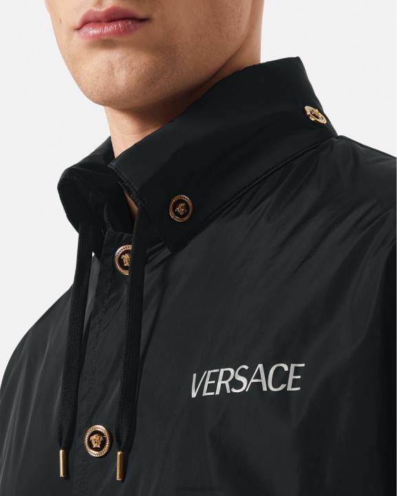 melns apģērbs Versace 806B1249 vīriešiem medūzas jaka