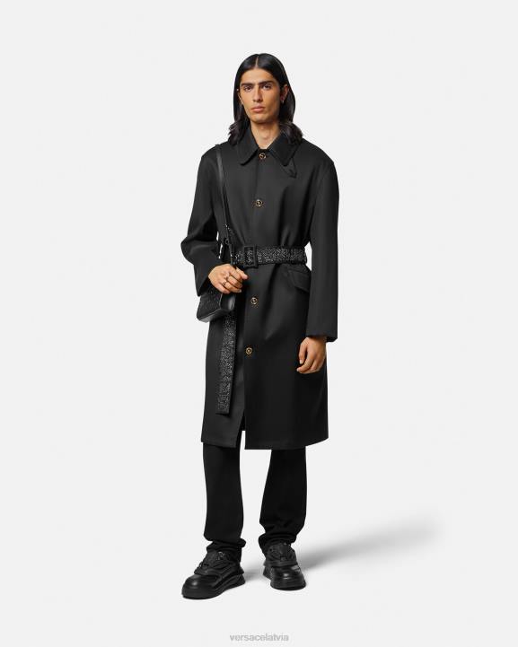 melns apģērbs Versace 806B1254 vīriešiem radžots uzrakts