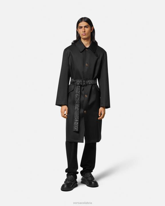 melns apģērbs Versace 806B1254 vīriešiem radžots uzrakts