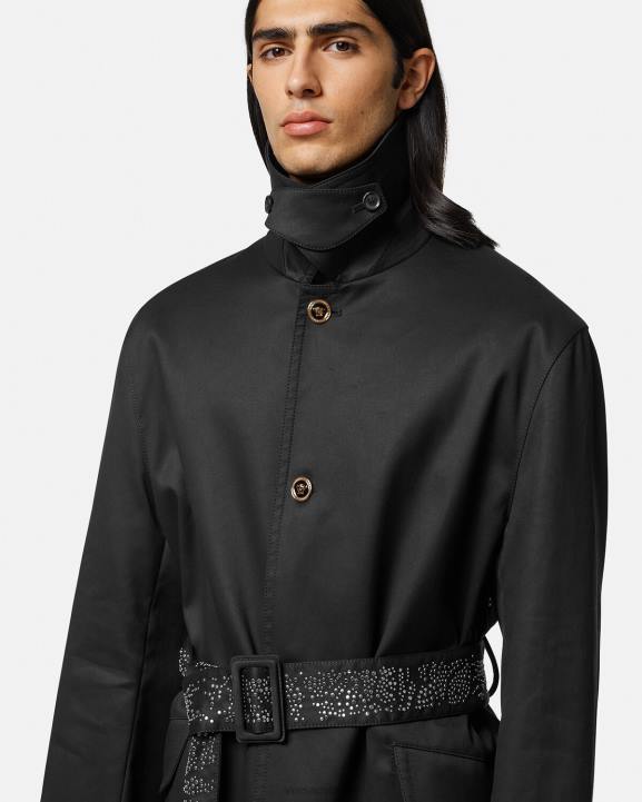 melns apģērbs Versace 806B1254 vīriešiem radžots uzrakts