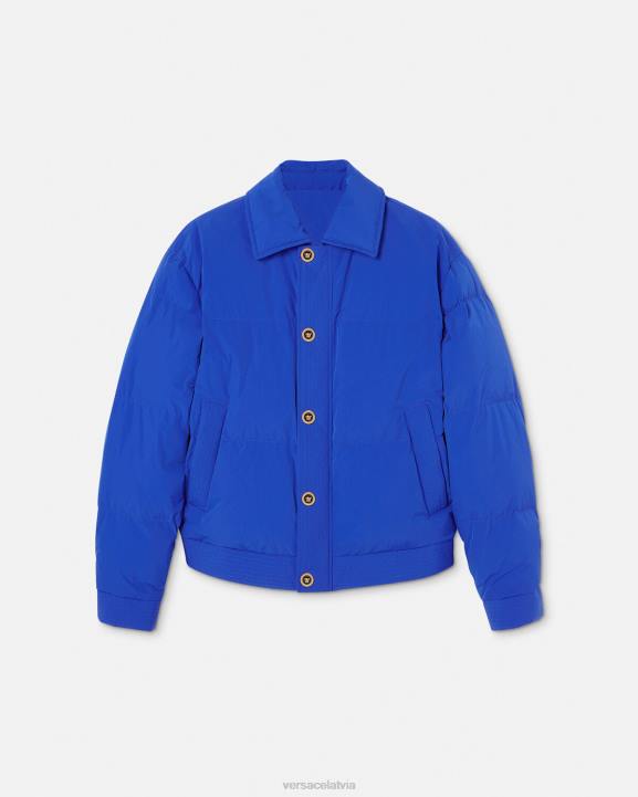 zils apģērbs Versace 806B1253 vīriešiem medusa blouson puffer jaka