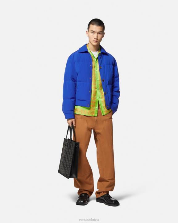 zils apģērbs Versace 806B1253 vīriešiem medusa blouson puffer jaka