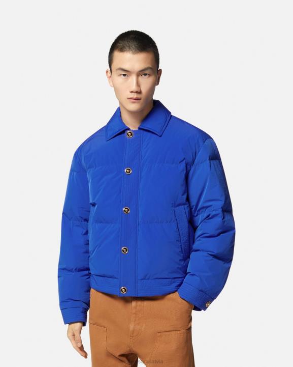 zils apģērbs Versace 806B1253 vīriešiem medusa blouson puffer jaka