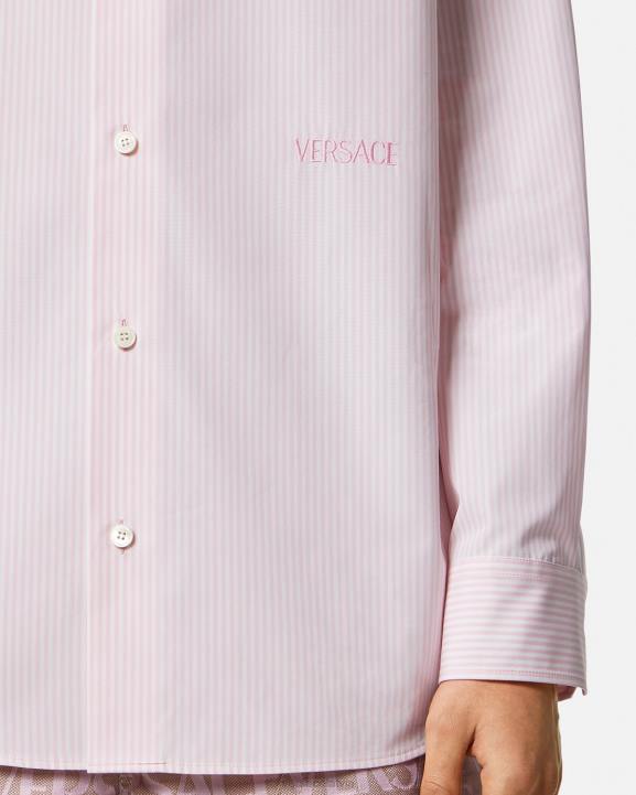 drukāt apģērbs Versace 806B1294 vīriešiem svītrains gliemežvāku baroka krekls