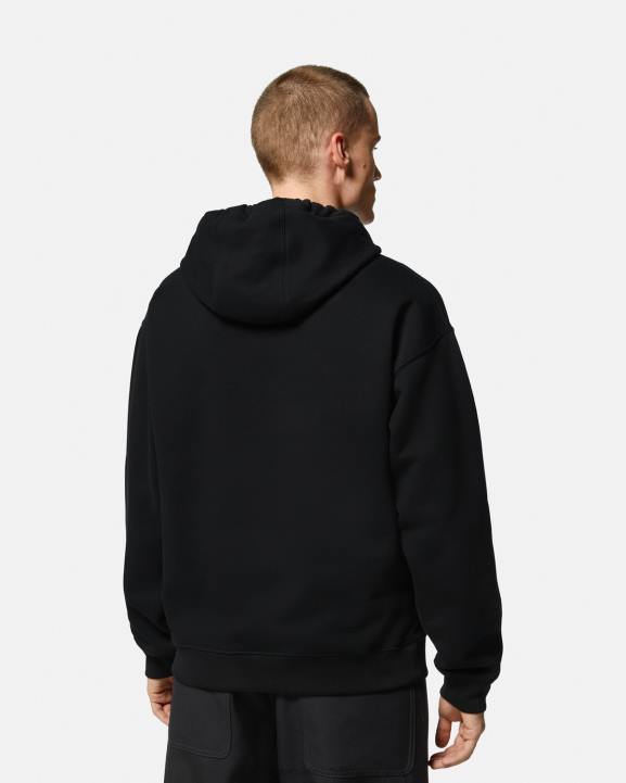 melns apģērbs Versace 806B1414 vīriešiem medusa kapuci