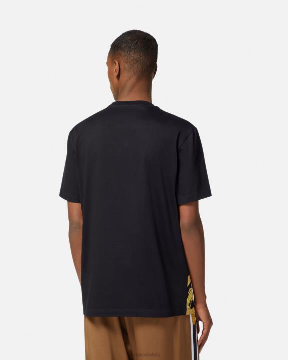 drukāt apģērbs Versace 806B1388 vīriešiem maschera baroka t-krekls