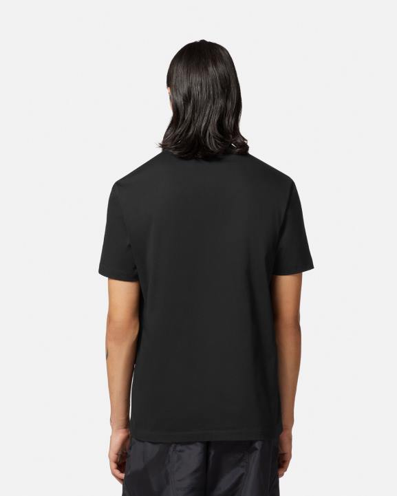 melns apģērbs Versace 806B1385 vīriešiem la maschera logotipa t-krekls