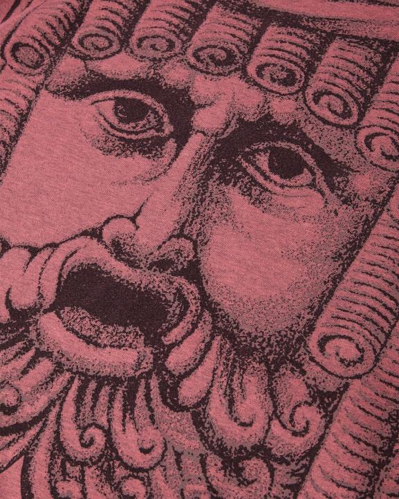 rozā apģērbs Versace 806B1384 vīriešiem la maschera t-krekls