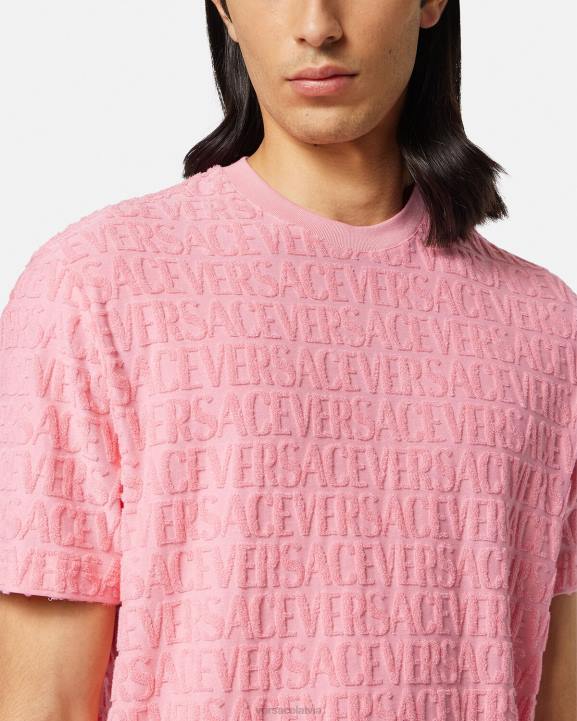 viena krāsa apģērbs Versace 806B1353 vīriešiem visa veida dvieļu t-krekls