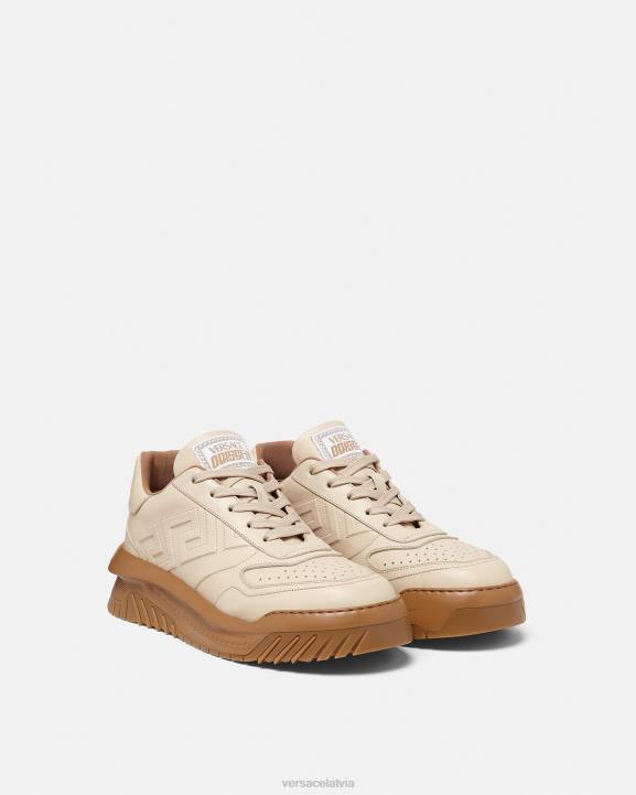 bēšs kurpes Versace 806B1536 vīriešiem greca odissea kedas