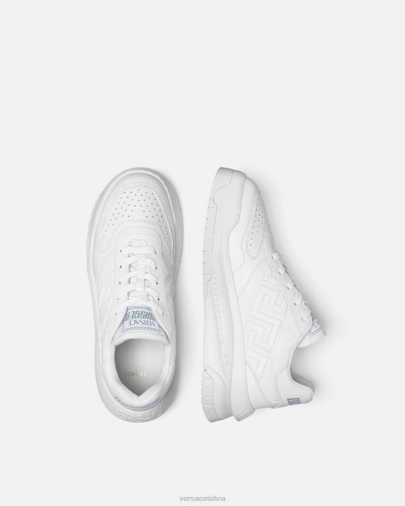 balts kurpes Versace 806B1518 vīriešiem greca odissea kedas