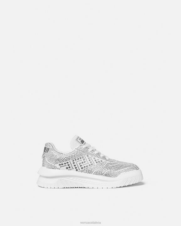 balts kurpes Versace 806B1534 vīriešiem kristāla odissea kedas