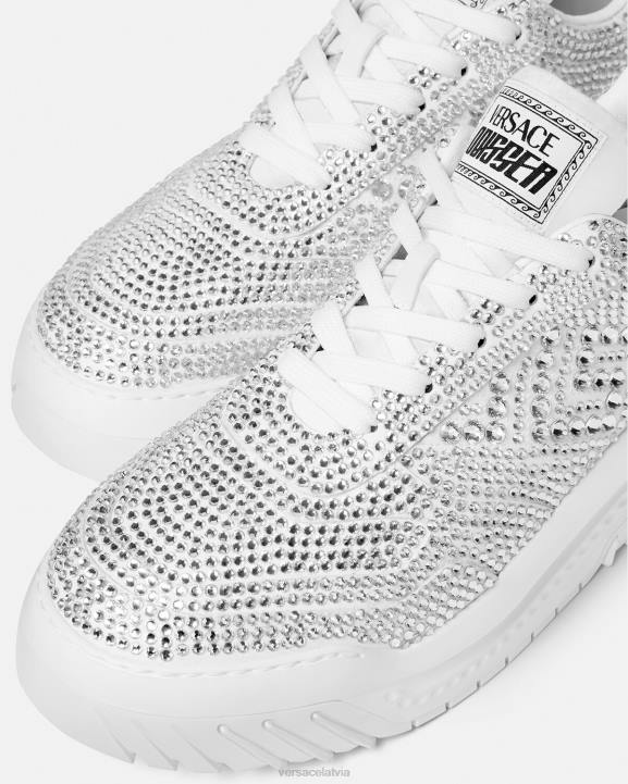 balts kurpes Versace 806B1534 vīriešiem kristāla odissea kedas