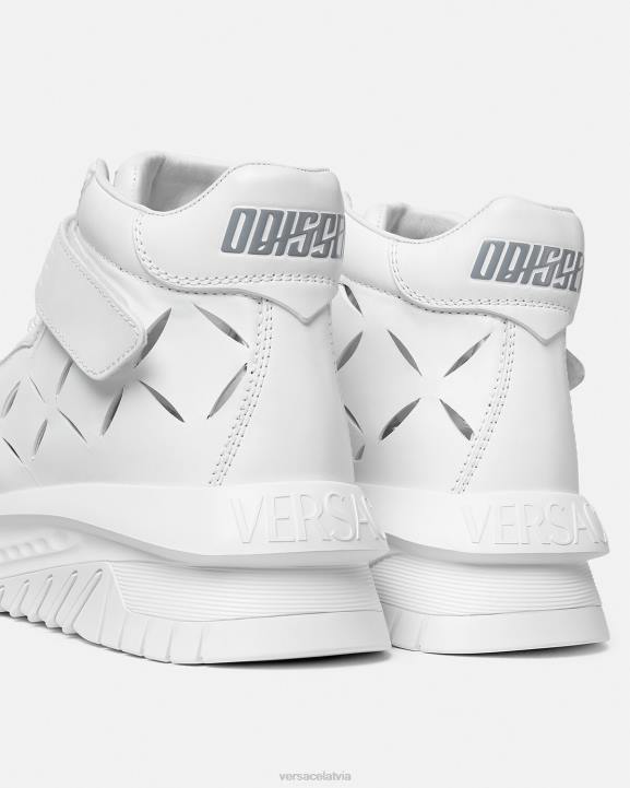 balts kurpes Versace 806B1541 vīriešiem sagrieztas odissea kedas