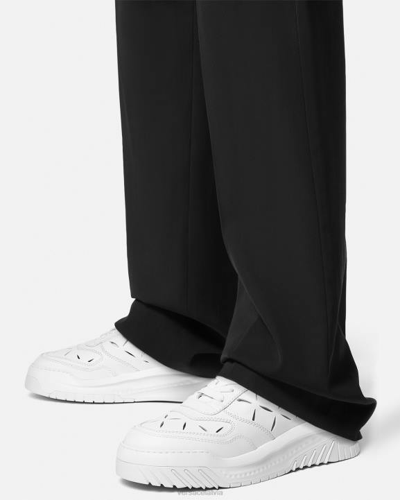 balts kurpes Versace 806B1541 vīriešiem sagrieztas odissea kedas