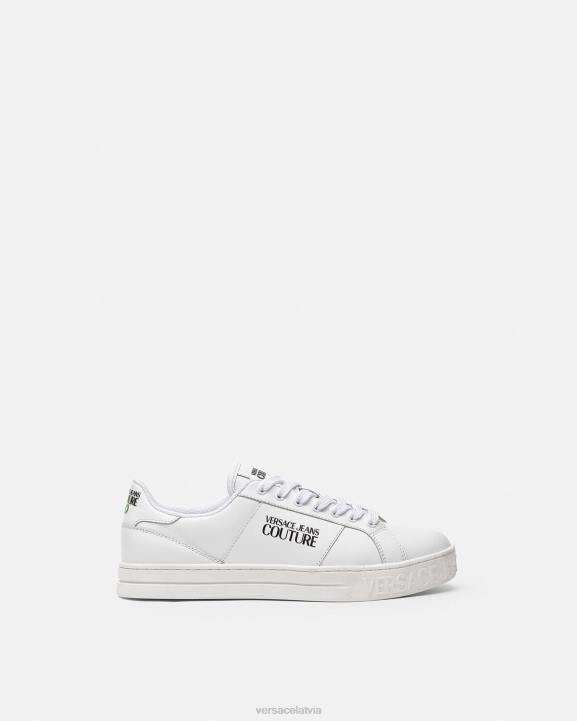 balts kurpes Versace 806B2469 vīriešiem court 88 logo kedas