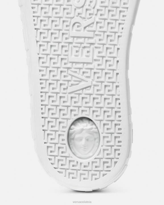 balts un zelts kurpes Versace 806B1552 vīriešiem greca kedas