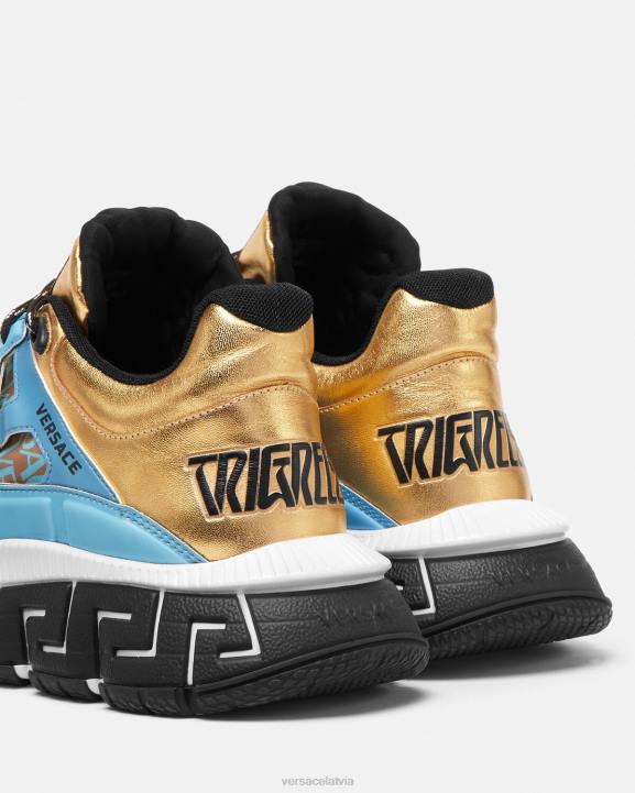 daudzkrāsains kurpes Versace 806B1511 vīriešiem trigreca kedas