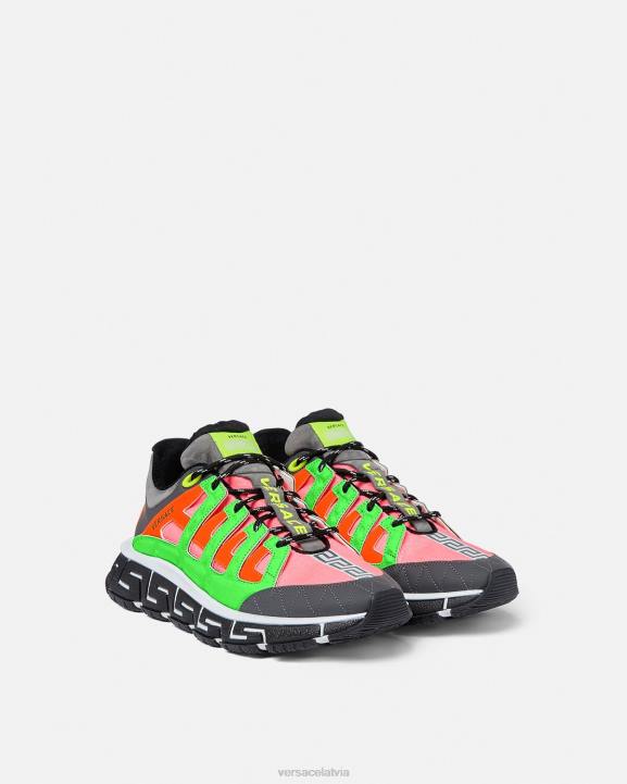 daudzkrāsains kurpes Versace 806B1545 vīriešiem trigreca kedas