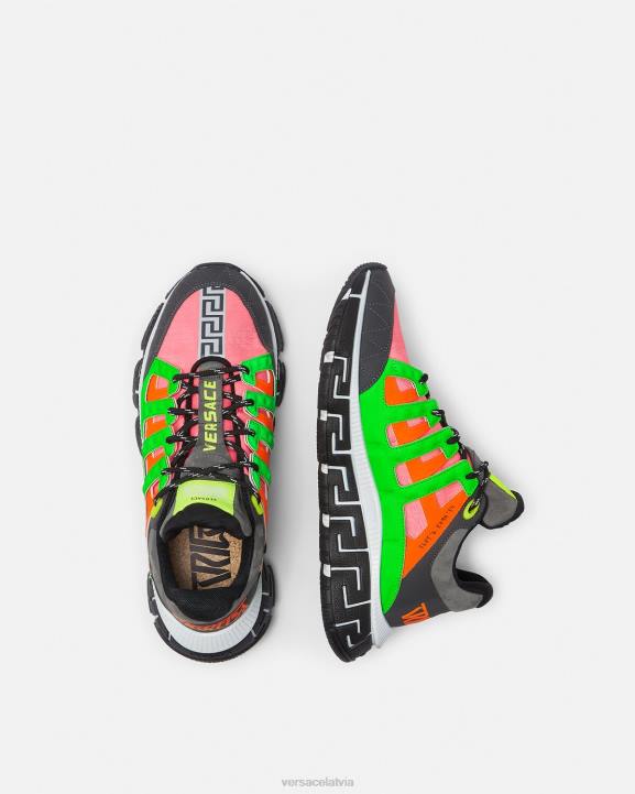 daudzkrāsains kurpes Versace 806B1545 vīriešiem trigreca kedas