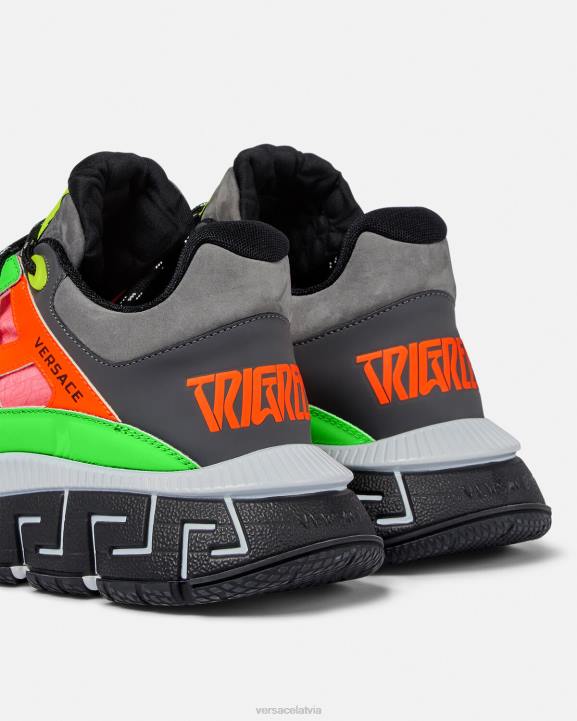 daudzkrāsains kurpes Versace 806B1545 vīriešiem trigreca kedas