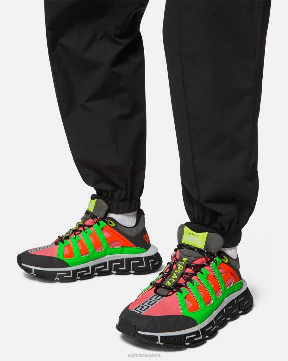 daudzkrāsains kurpes Versace 806B1545 vīriešiem trigreca kedas