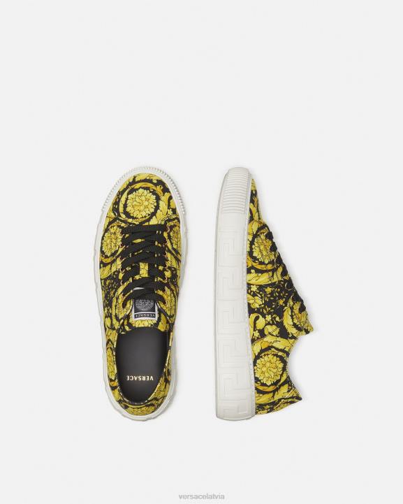 drukāt kurpes Versace 806B1553 vīriešiem barocco greca trenažieri