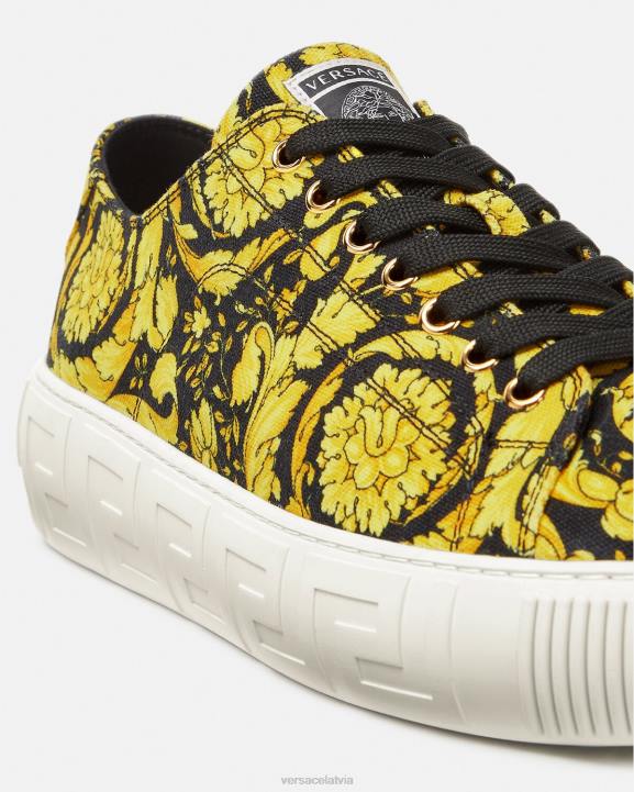 drukāt kurpes Versace 806B1553 vīriešiem barocco greca trenažieri