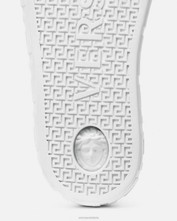 melns balts kurpes Versace 806B1551 vīriešiem greca kedas