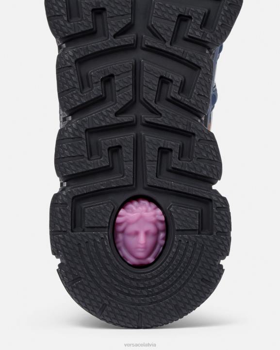 zils kurpes Versace 806B1542 vīriešiem barocco 660 trigreca kedas