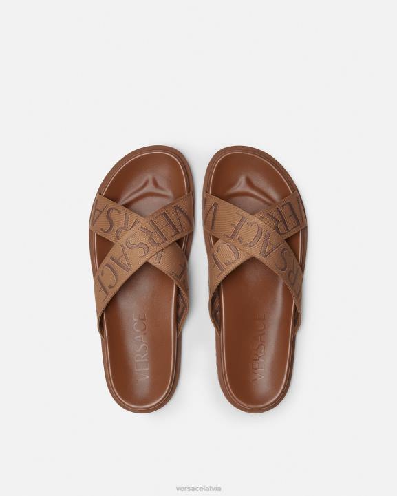 brūns kurpes Versace 806B1584 vīriešiem visas sandales