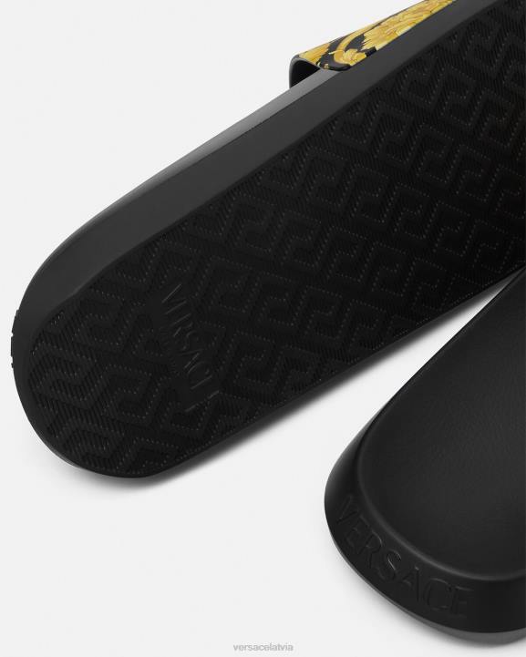 drukāt kurpes Versace 806B1594 vīriešiem barocco sliders