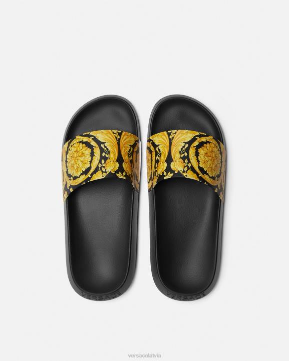 drukāt kurpes Versace 806B1594 vīriešiem barocco sliders