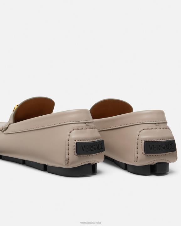 bēšs kurpes Versace 806B1601 vīriešiem la medusa vadītāja apavi