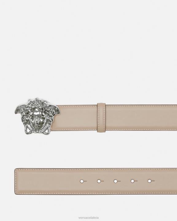 bēšs Piederumi Versace 806B1614 vīriešiem la medusa ādas josta