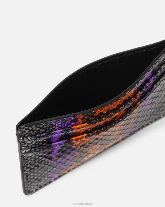 drukāt Piederumi Versace 806B1651 vīriešiem python greca drukas karšu turētājs