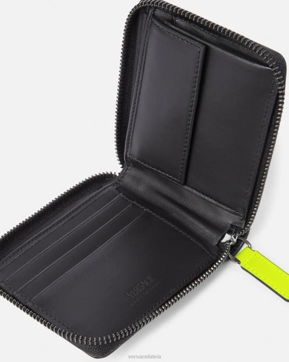 dzeltens Piederumi Versace 806B1641 vīriešiem medusa biggie bifold maks