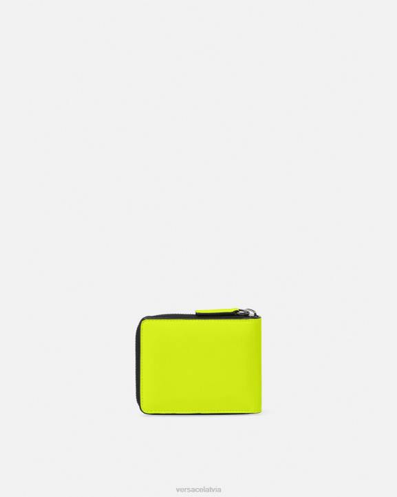 dzeltens Piederumi Versace 806B1641 vīriešiem medusa biggie bifold maks