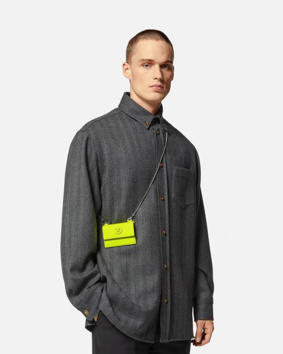 dzeltens Piederumi Versace 806B1645 vīriešiem medusa biggie karšu turētājs