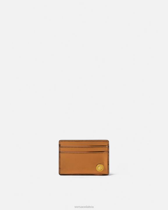 karamele Piederumi Versace 806B1650 vīriešiem medusa biggie patentu karšu turētājs