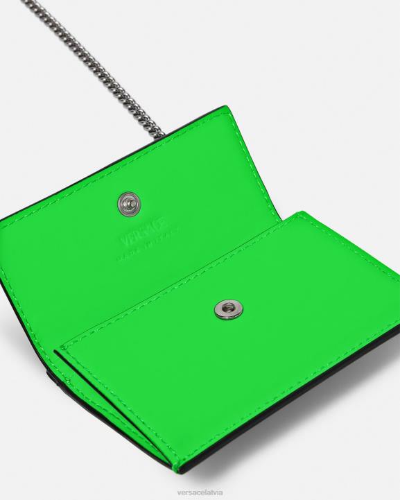 zaļš Piederumi Versace 806B1644 vīriešiem medusa biggie karšu turētājs